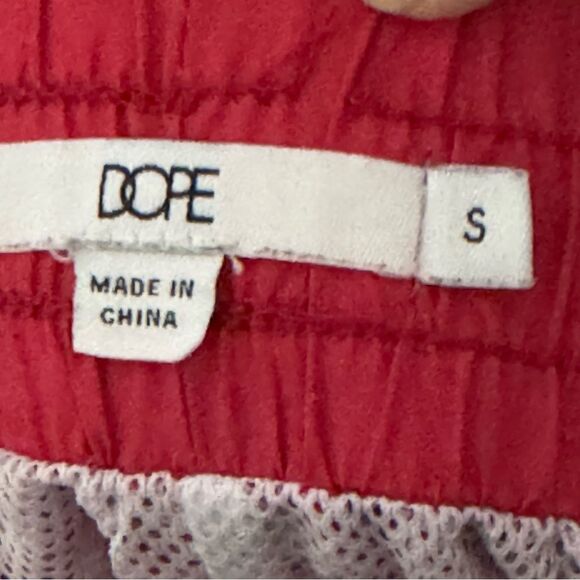 DOPE Sports Red and Blue Windbreaker Style Mens Joggers Sz Small - Picture 7 of 10
